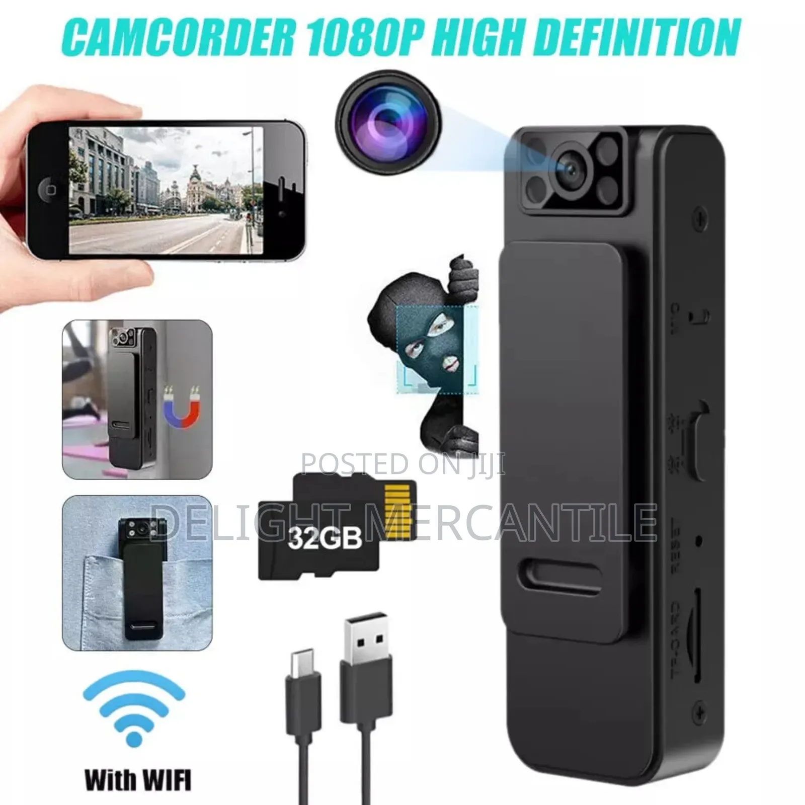High Definition Body Spy Camera Hd Video Recorder