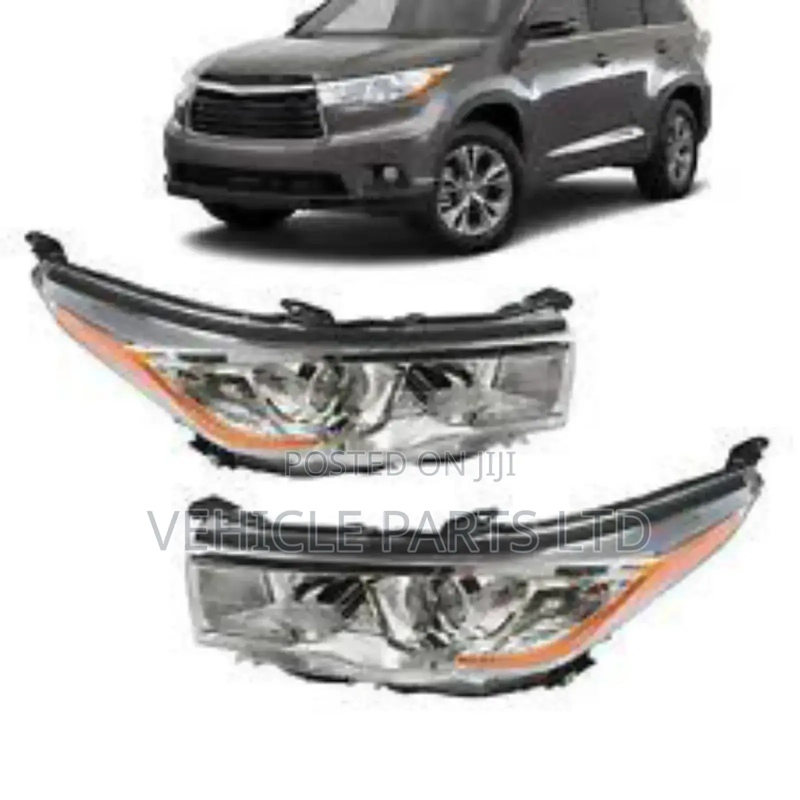 Headlights Toyota Highlander 2014-2016
