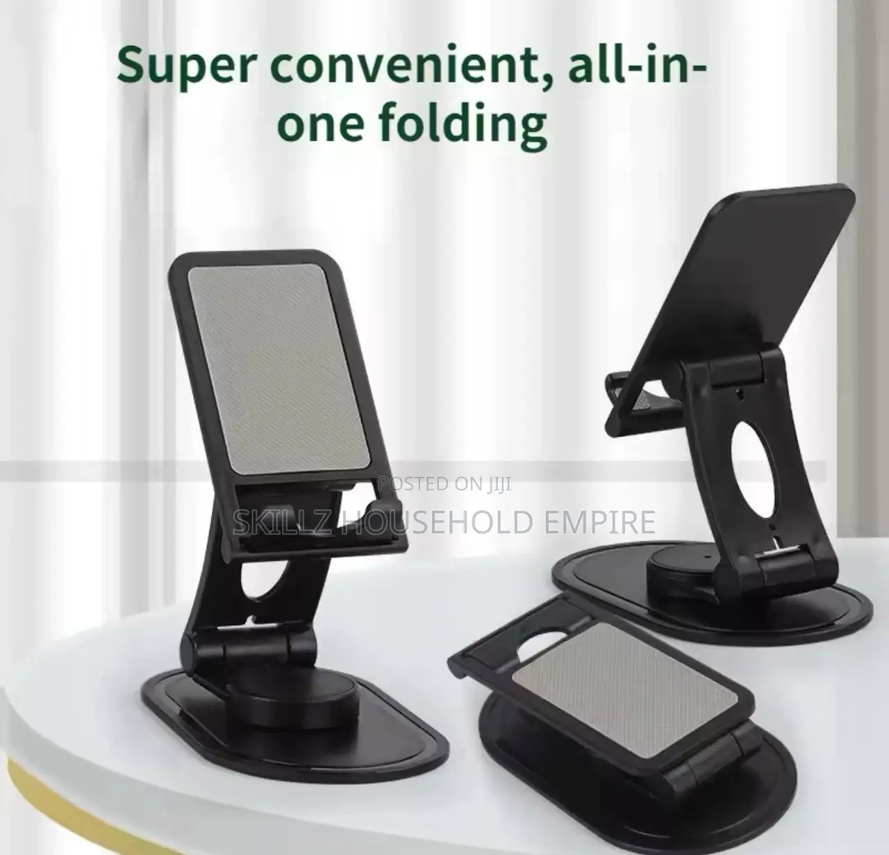 Adjustable Mobile Phone Stand 360 Degree Rotation -