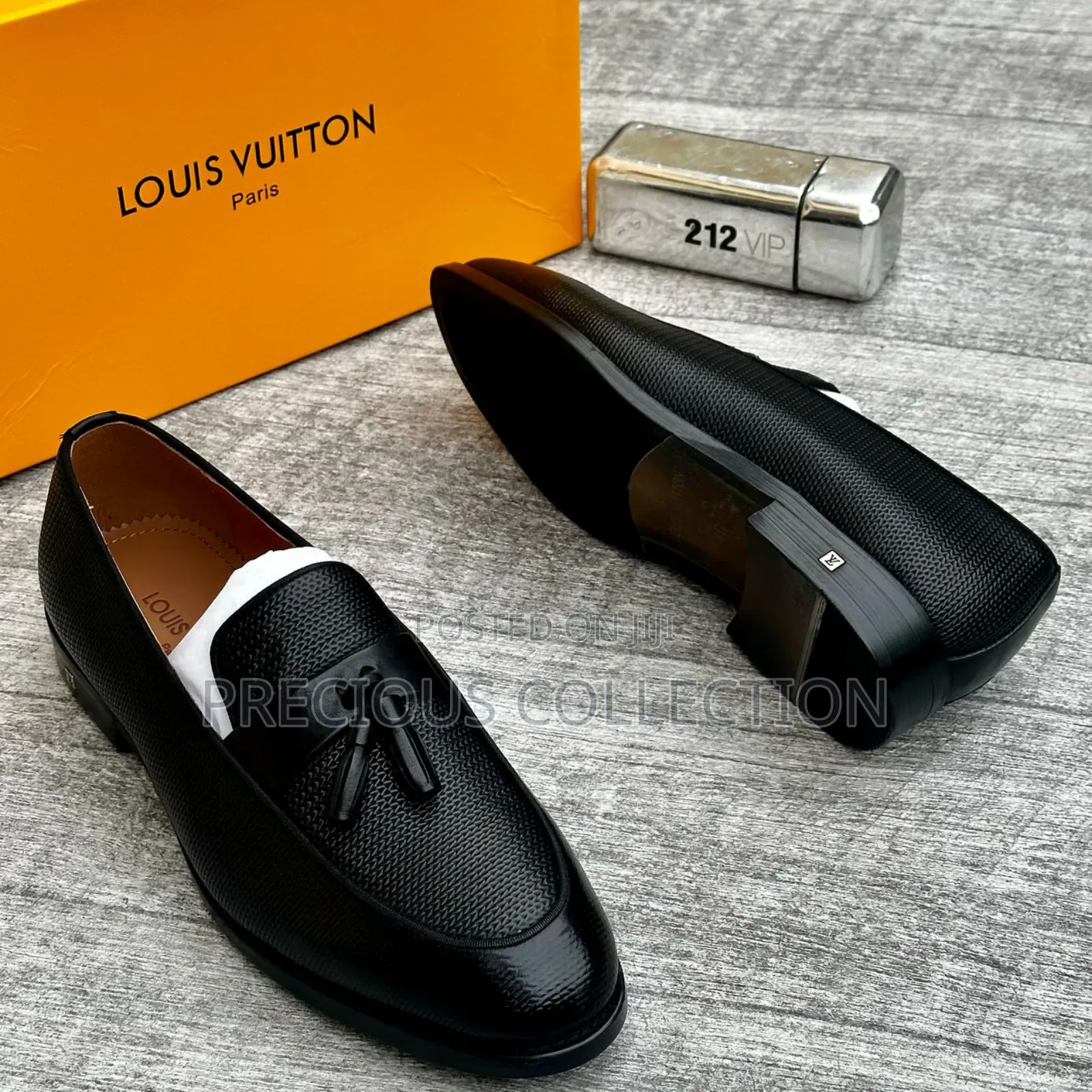 Men's Louis Vuitton Pull on Coperate Black Shoe