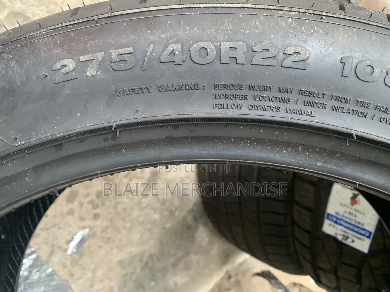 275/40r20 Armstrong Tyre