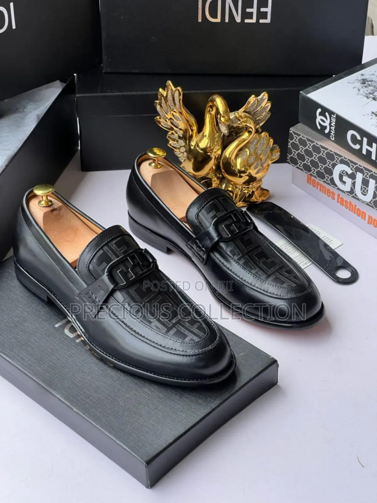 Fendi Classic Pull on Mens Coperate Shoe