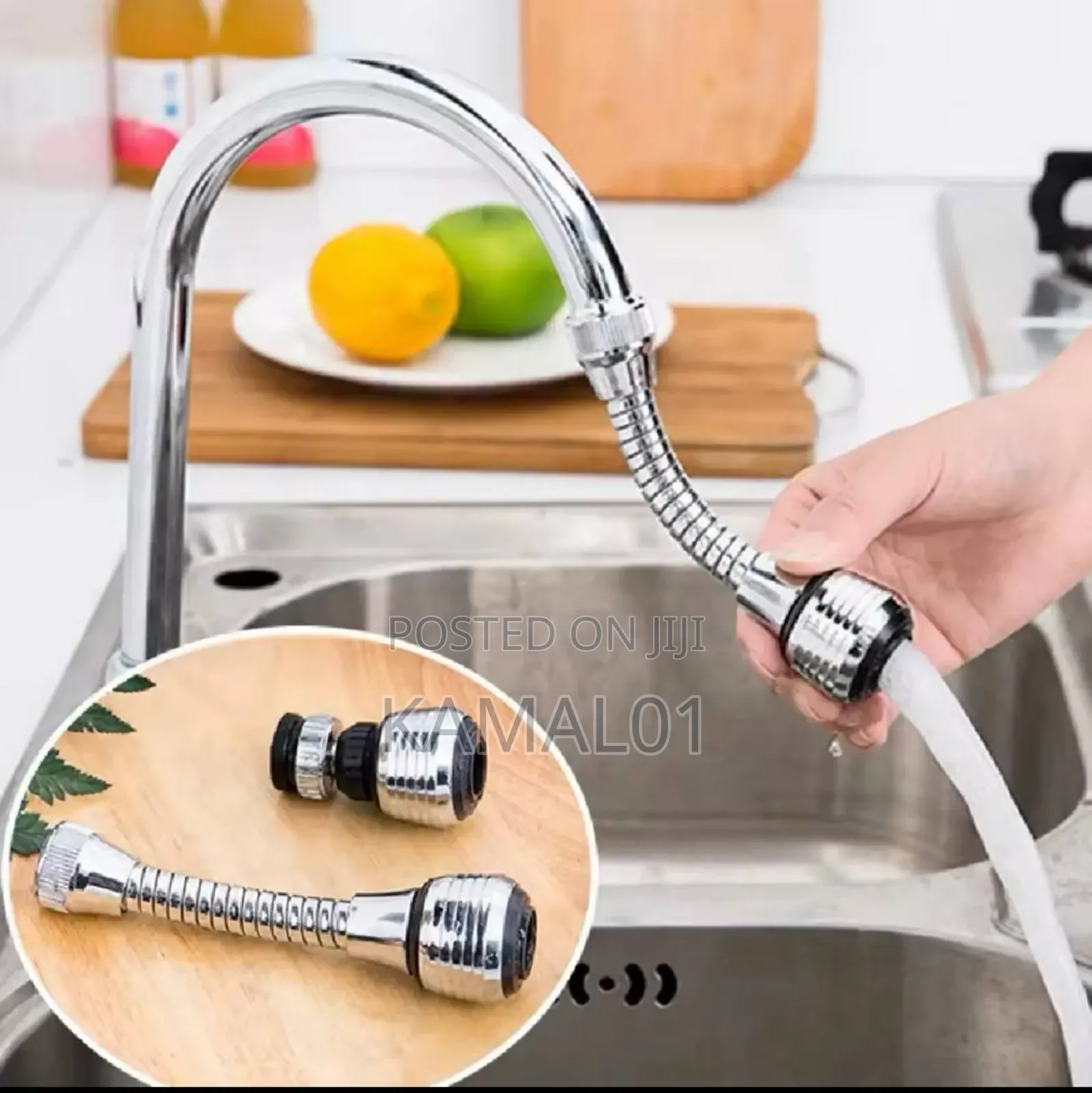Flexible Faucet Sprayer Attachment, 360 Degrees Kitchen Sink