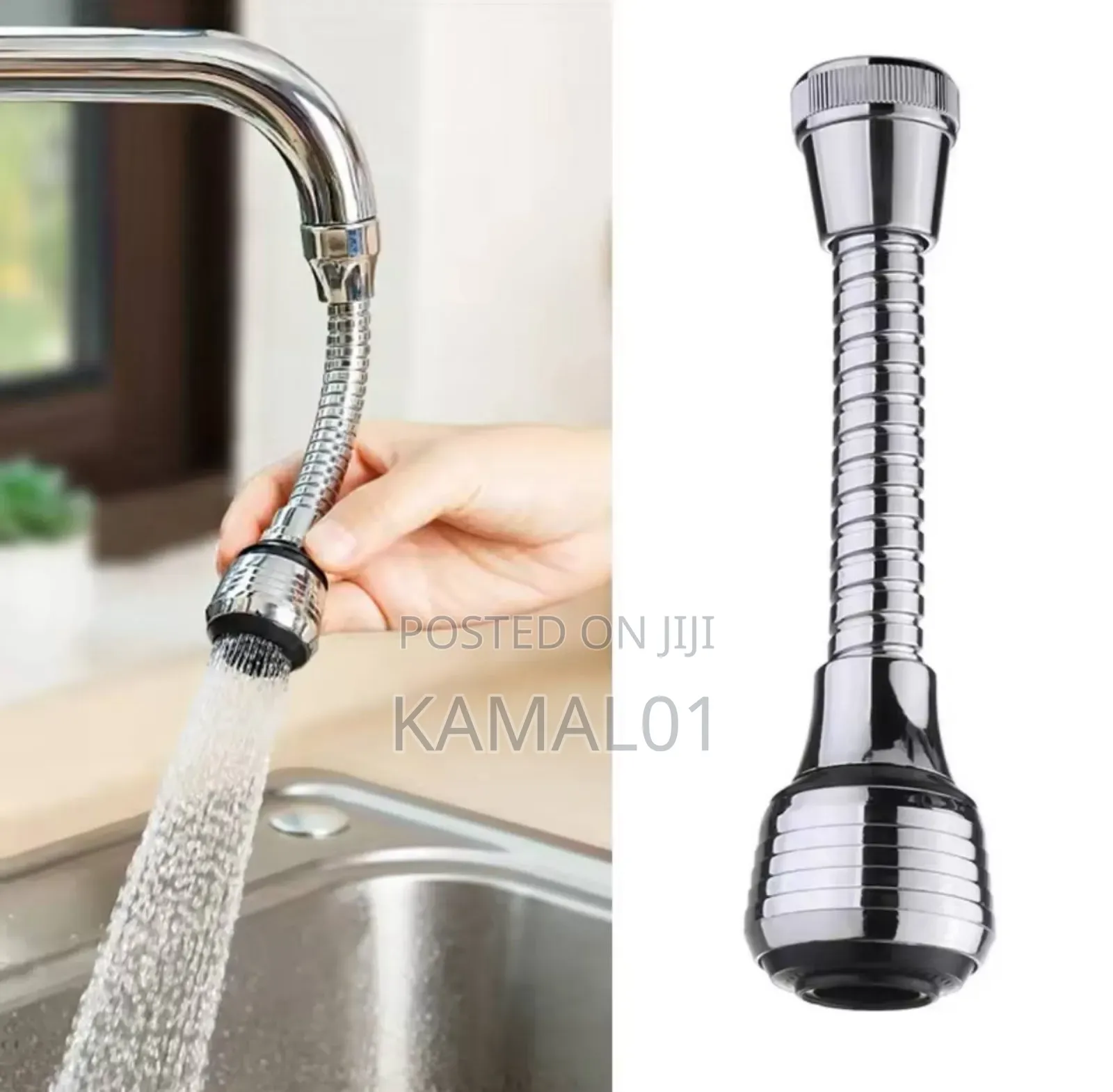 Flexible Faucet Sprayer Attachment, 360 Degrees Kitchen Sink