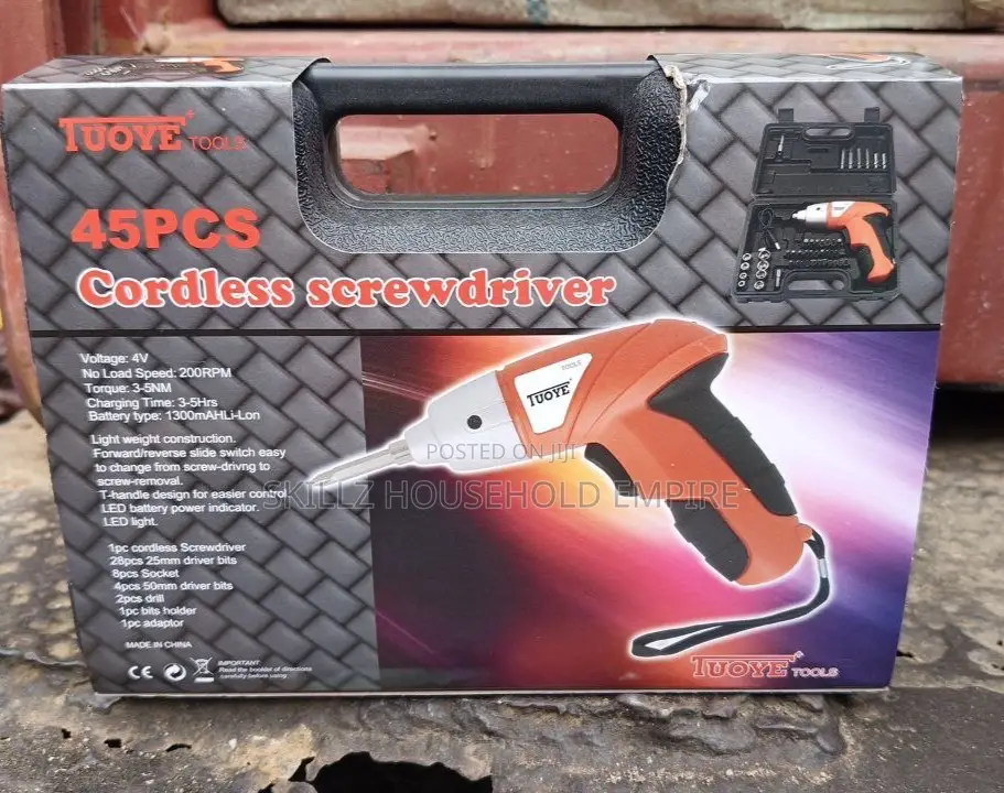 45pcs Cordless Screw Driver