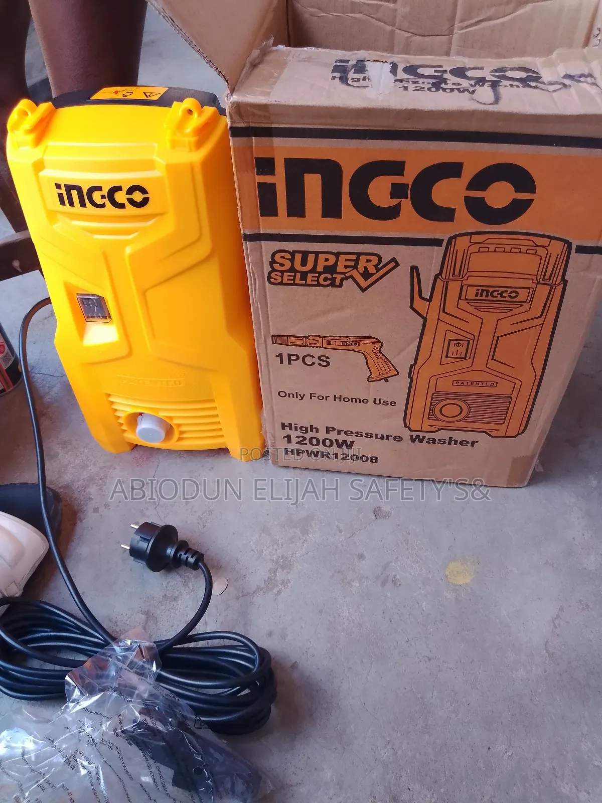 Original Quality Electric Pressure Washer Machine (1200w)