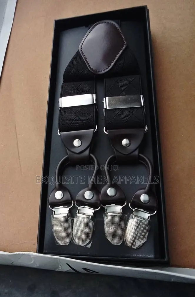 British Style Y-shaped Quality Men’S Suspenders