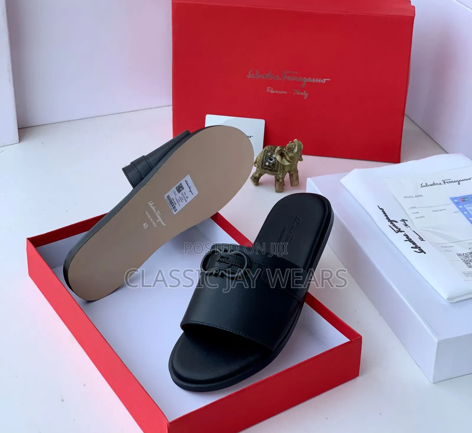 Ferragamo Mature Cover Slippers