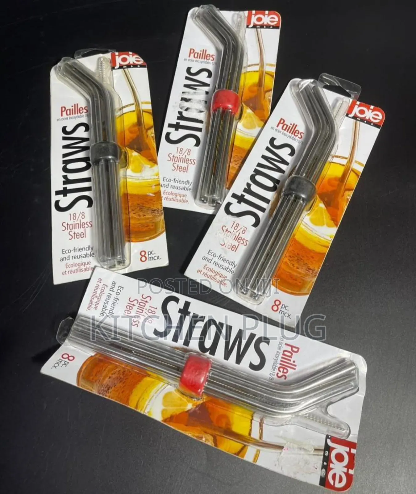 Stainless Steel Drinking Reusable Straw With Cleanig Brush