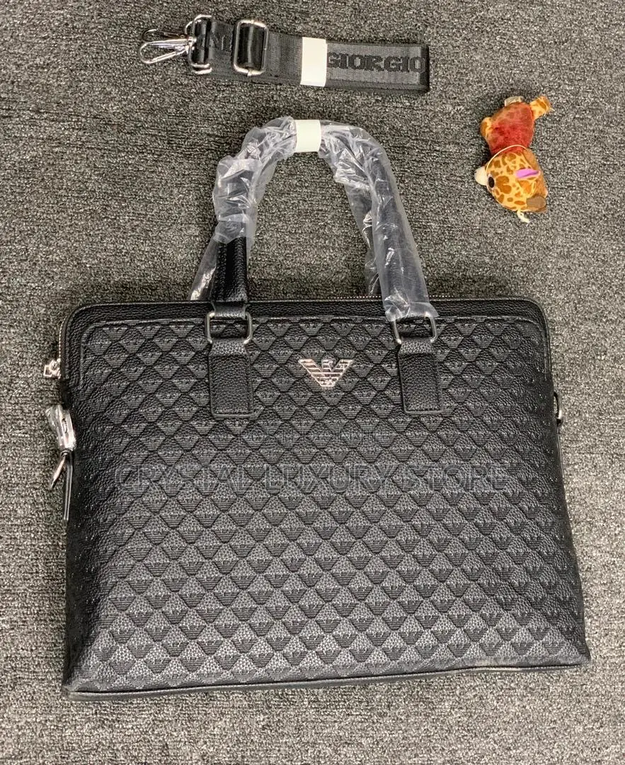 Louis Vuitton Quality Luxury Men Genuine Leather Laptop Bag