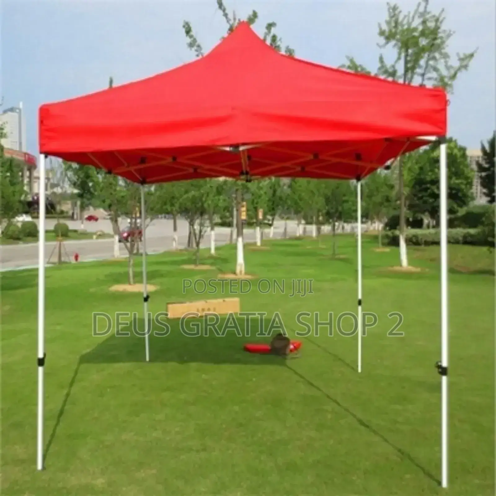 6 by 6 Feet Foldable Canopy Tent Red Colour