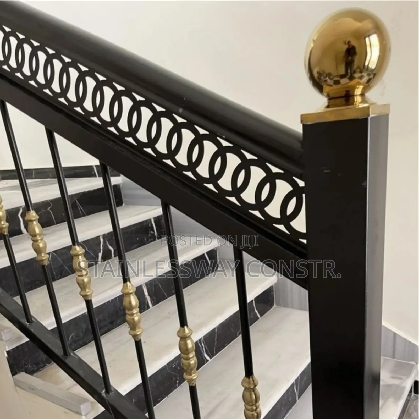 Wrought Iron With Gold Touch