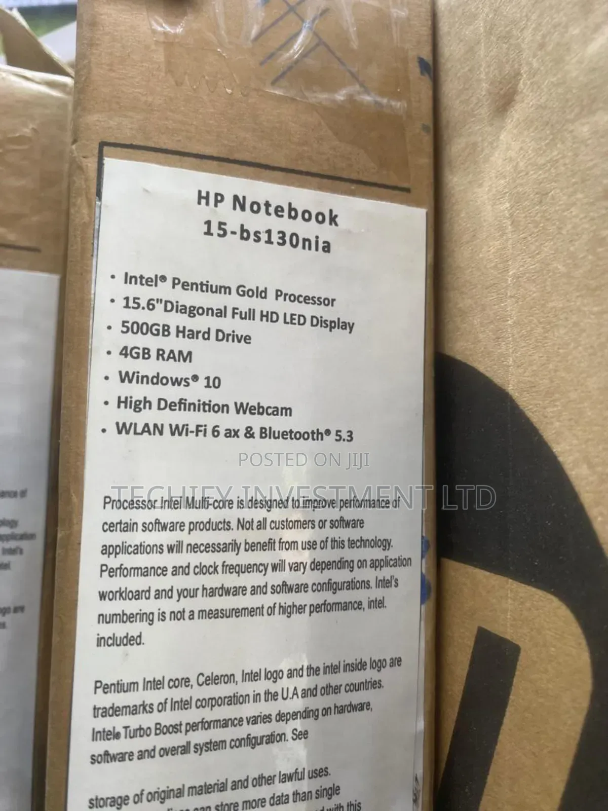 New Laptop HP 15 4GB Intel Pentium HDD 500GB