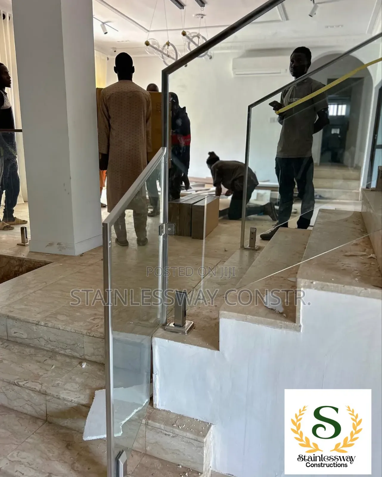 Glass Railing Galadimawa District Luxury