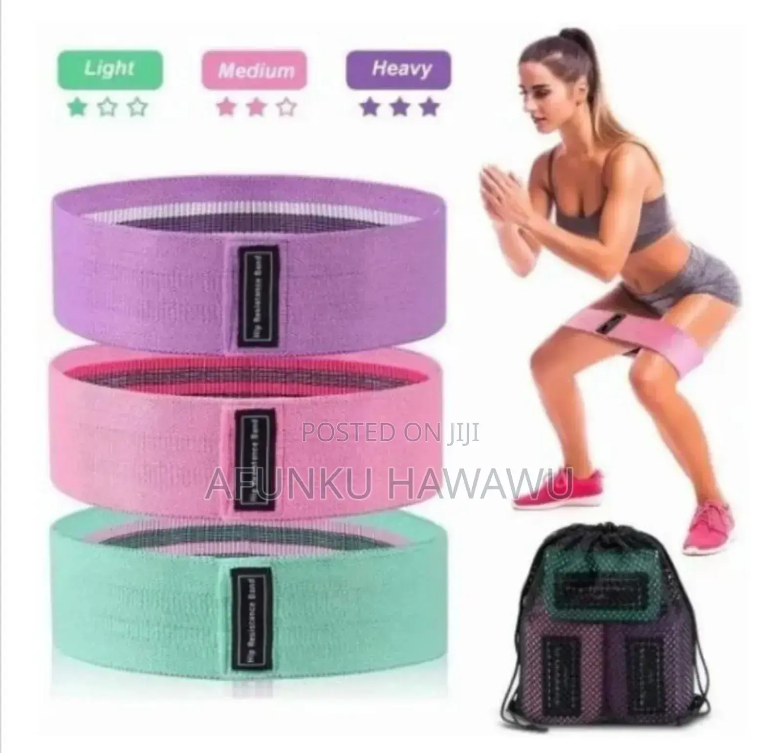 Fitness Exercise Stretch Hip Resistance Bands