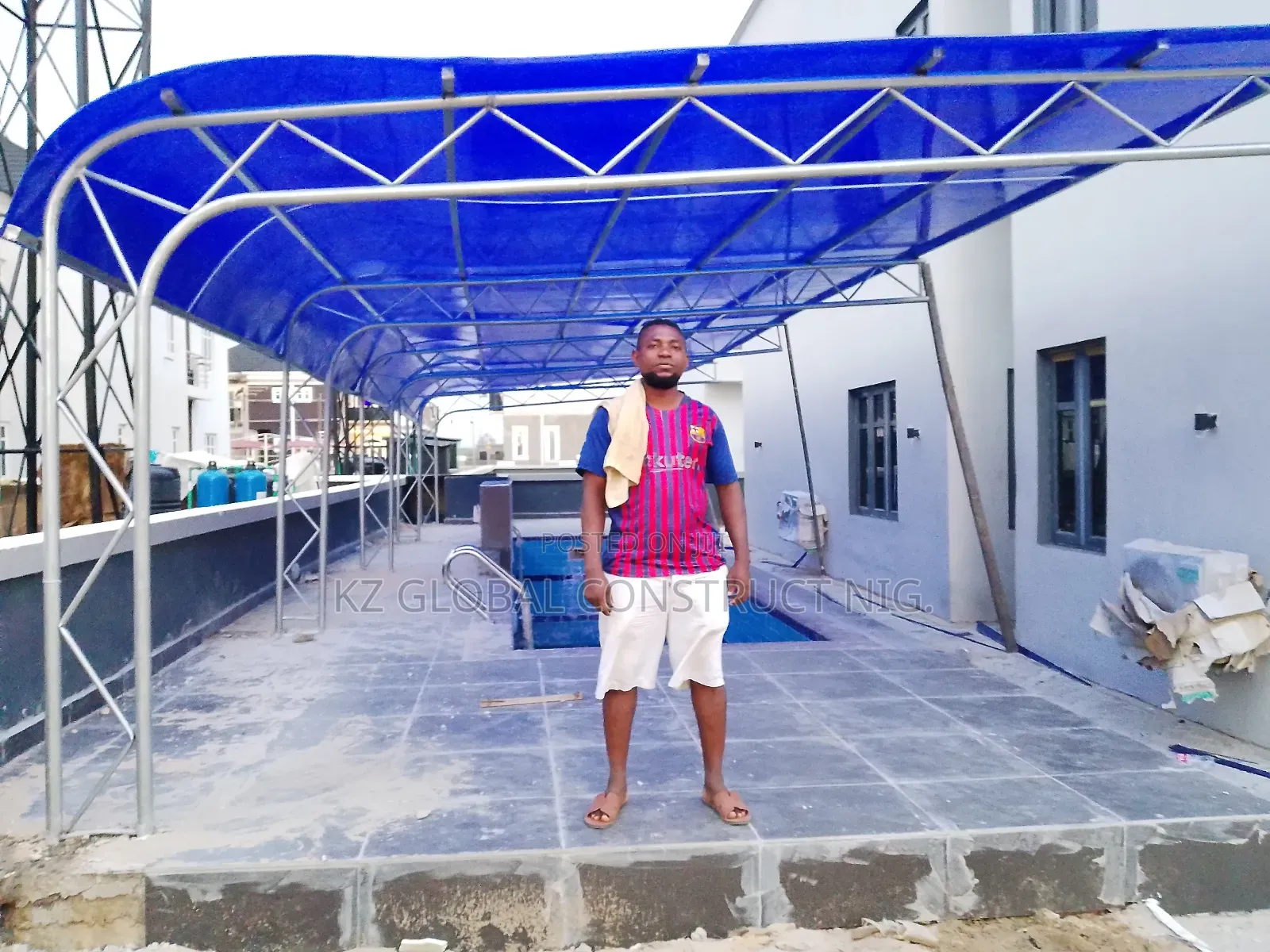 Swimming Pool Covering Shade 001