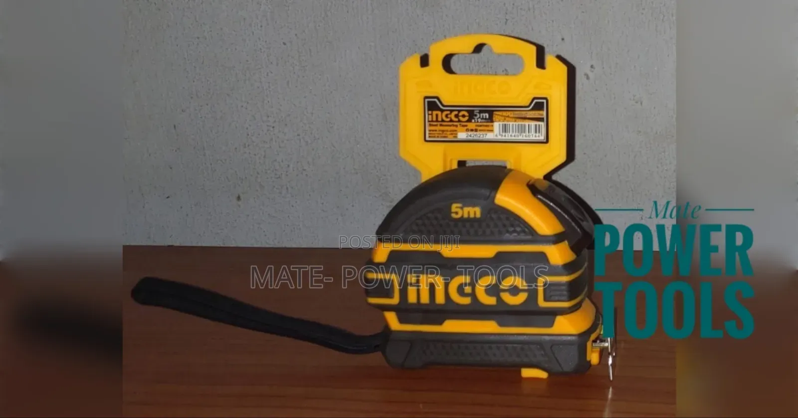 Ingco Steel Measuring Tape 5m X 19mm