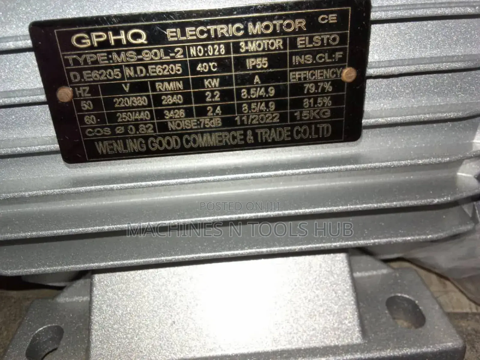 Ms-90l-2 Electric Motor GPHQ 3phase 3hp