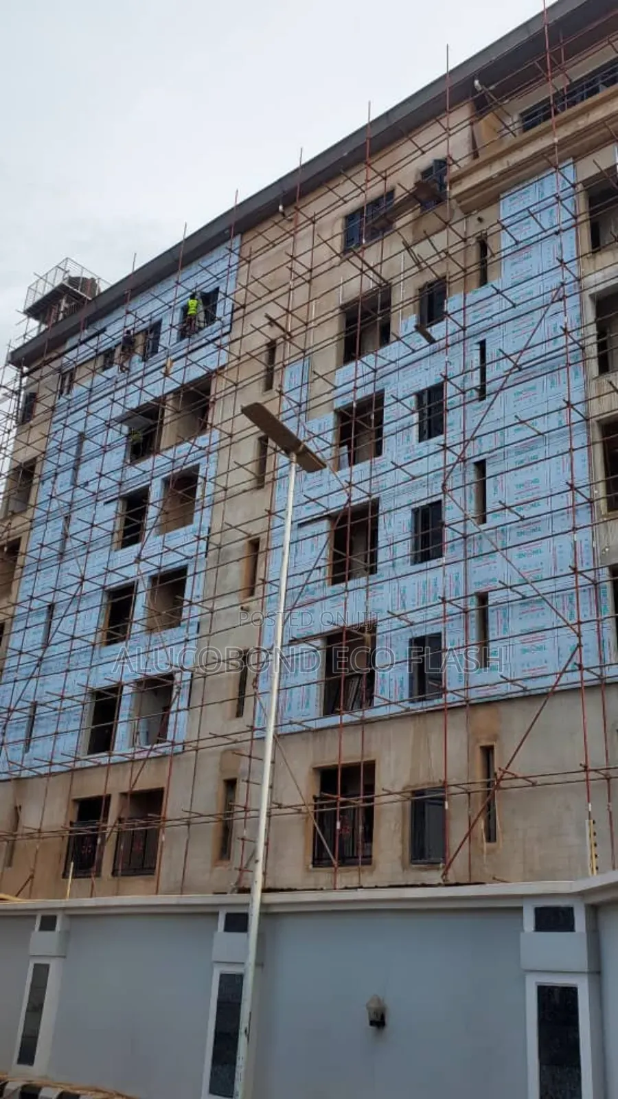 Installation of Alucobond Panels