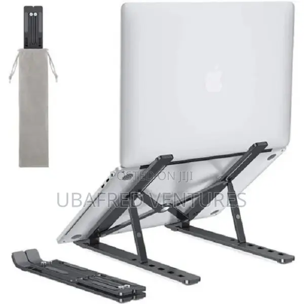 Folding Storage Bracket Adjustable Laptop and Tablet Stand