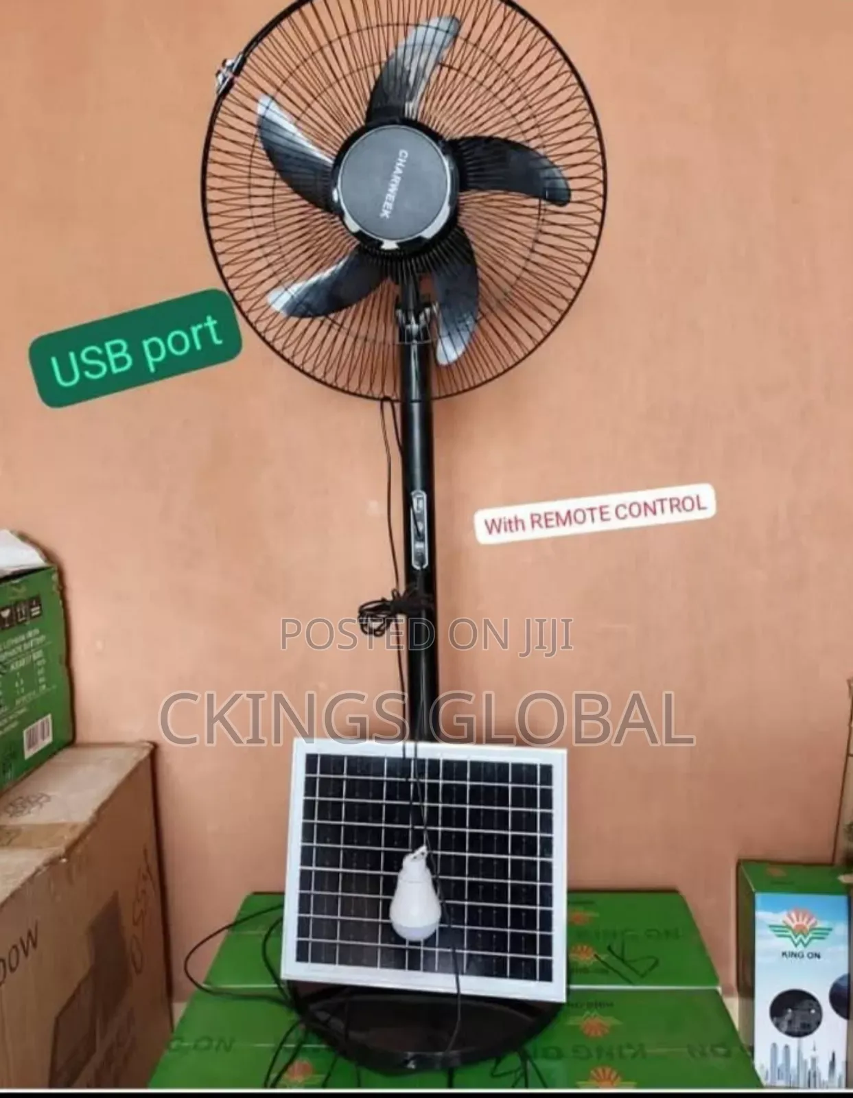 Charweek Solar Fan