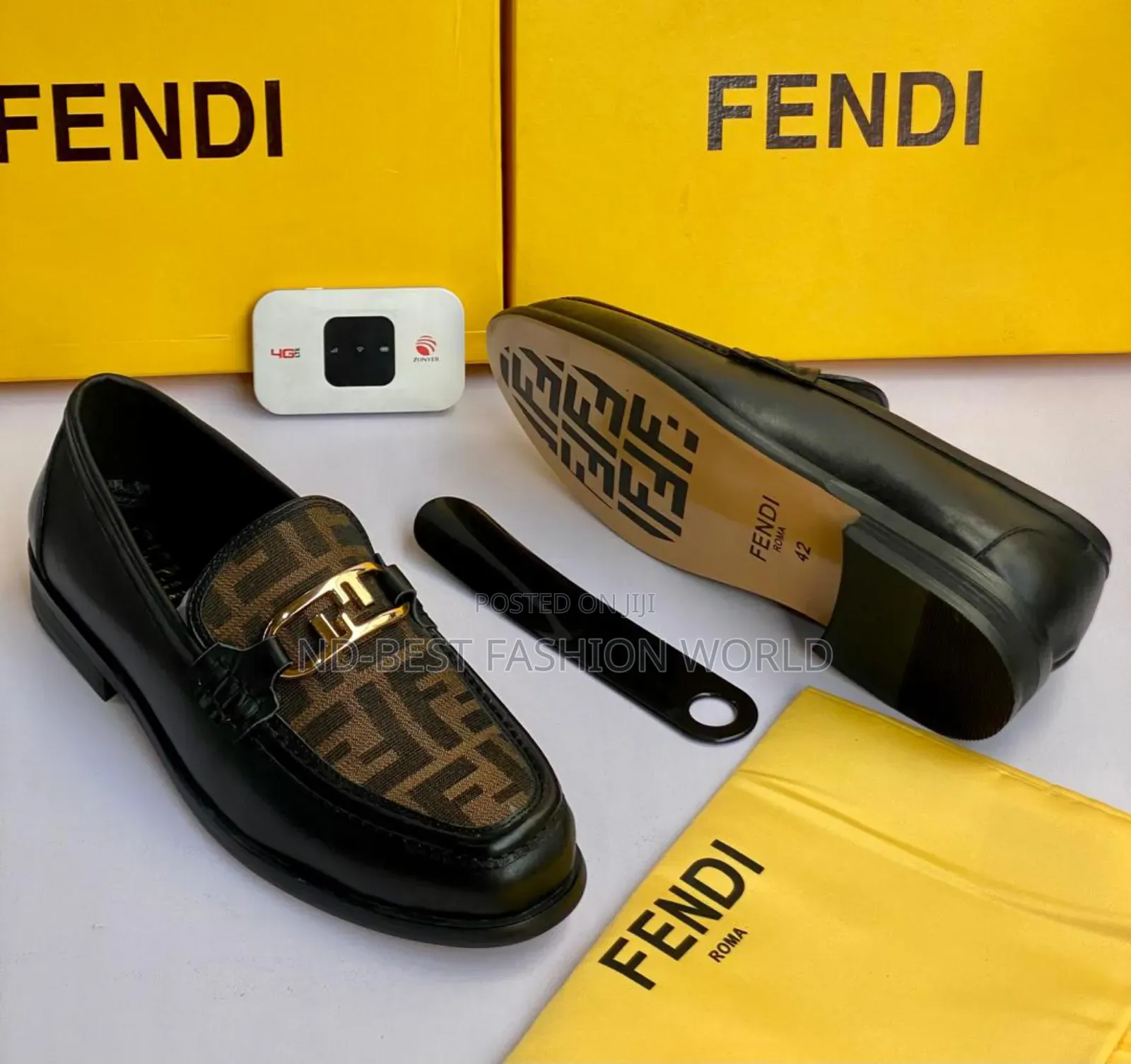 Fendi Leather Shoes