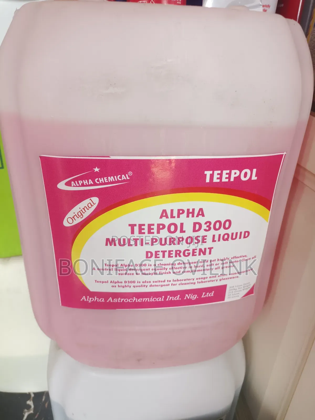Teepol D300 Multi Purpose Liquid Detergent