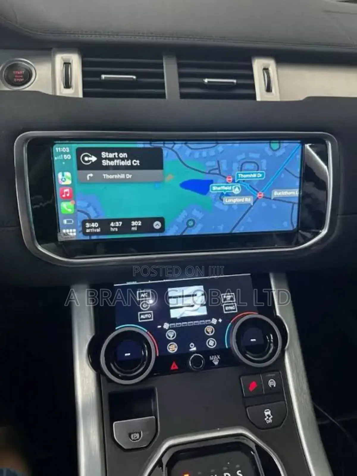 2011-2018 Range Rover Evoque Android Navigation System Carplay