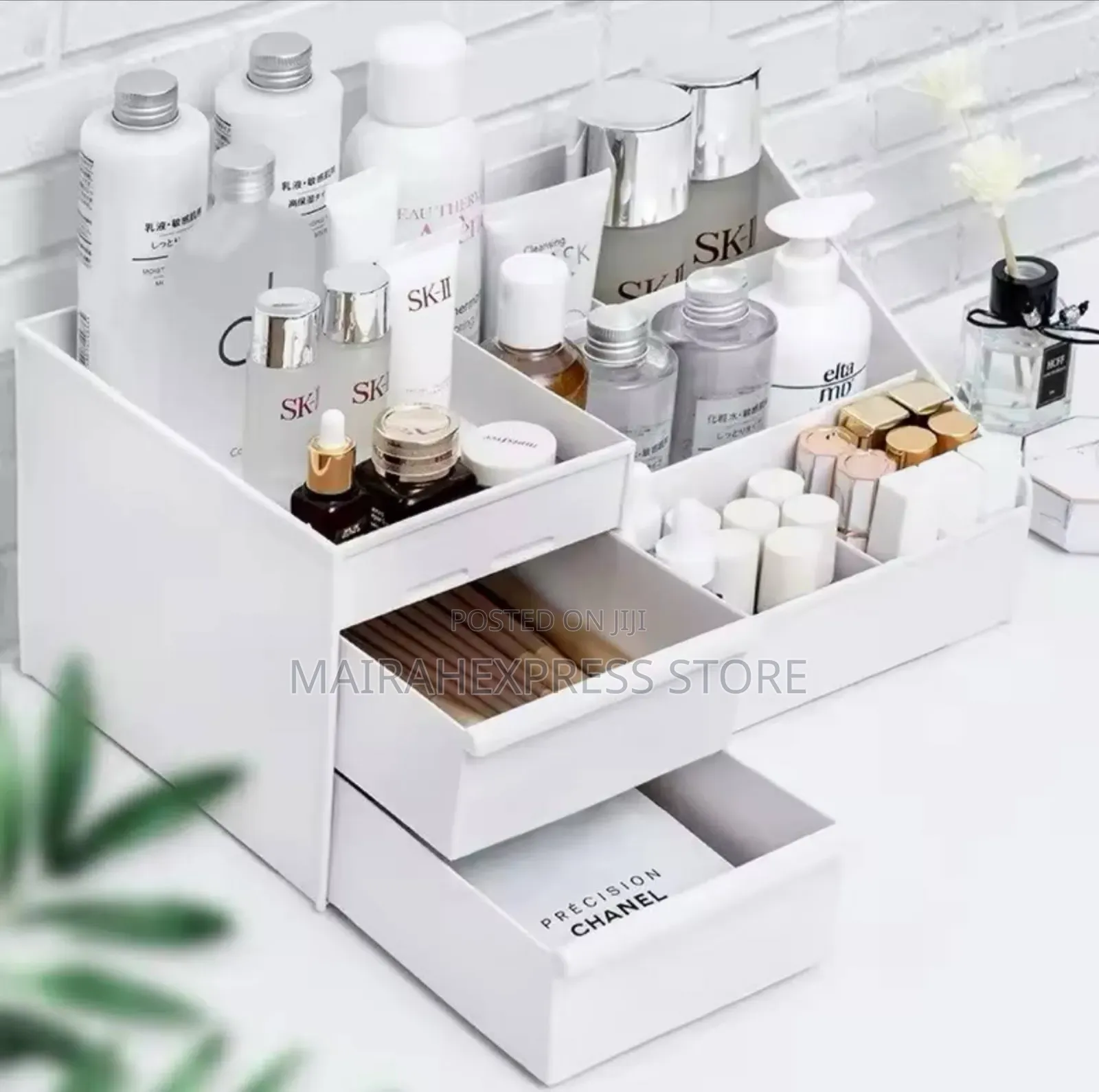 Desktop 1pc White New Drawer Makeup Storage Box