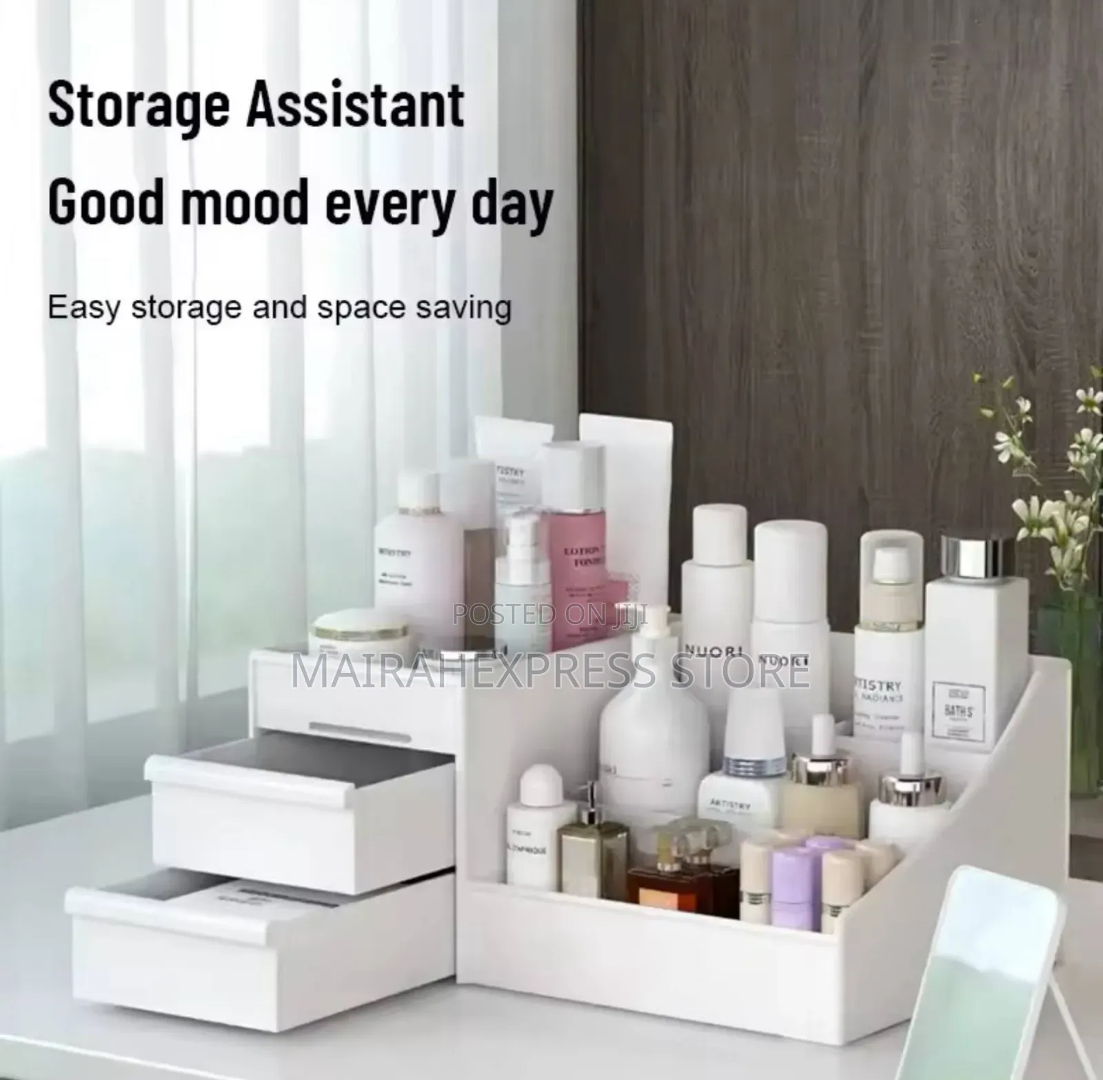 Desktop 1pc White New Drawer Makeup Storage Box