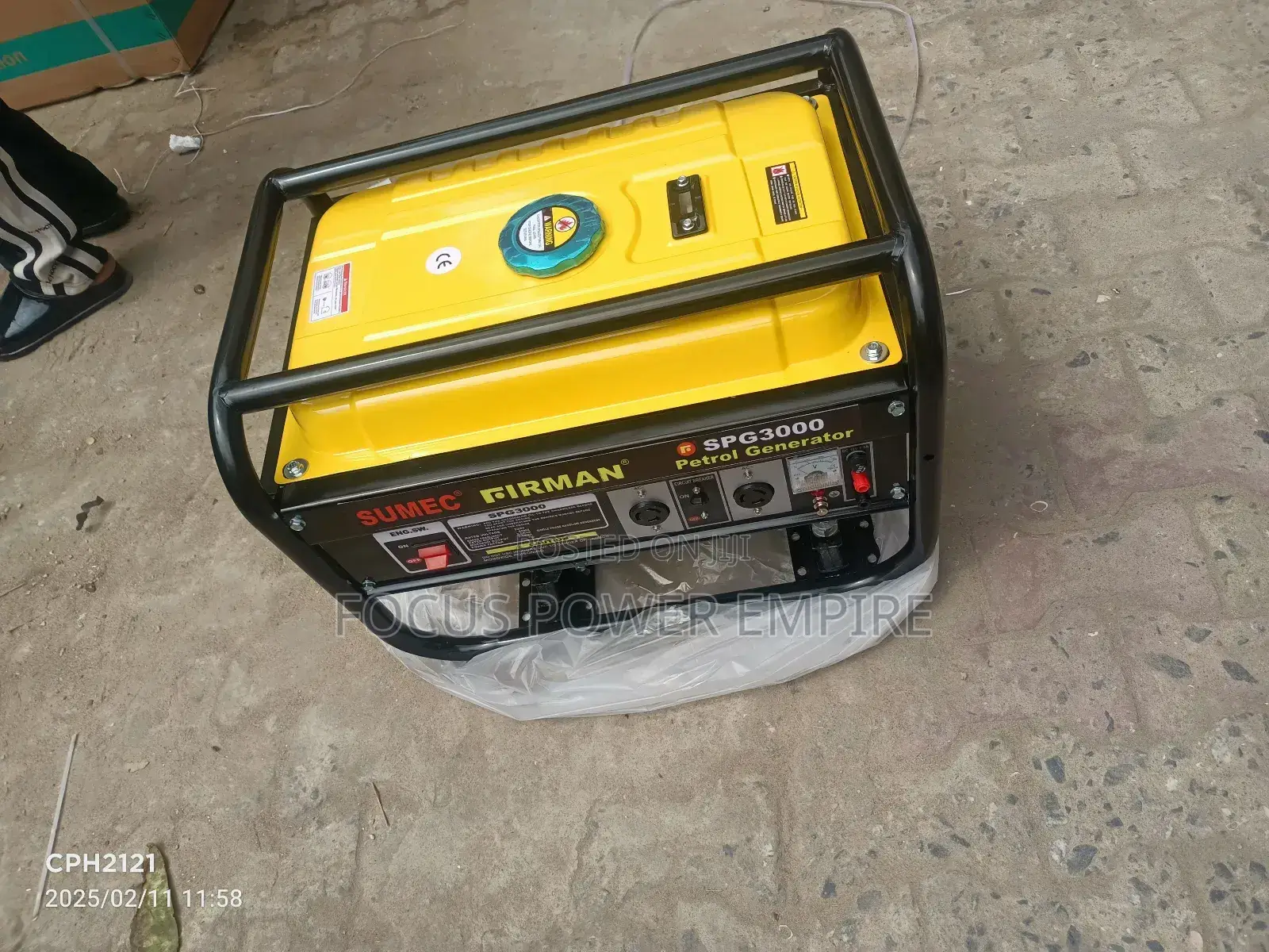 Original 3.5kva Firman Gen Petrol Silent Noisy  Copper Coi