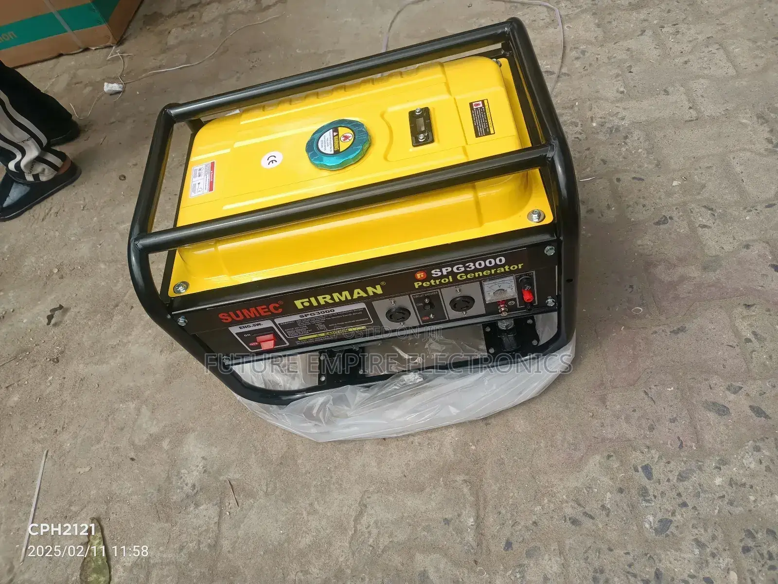 Original 3.5kva Firman Gen Petrol Silent Noisy  Copper Coi