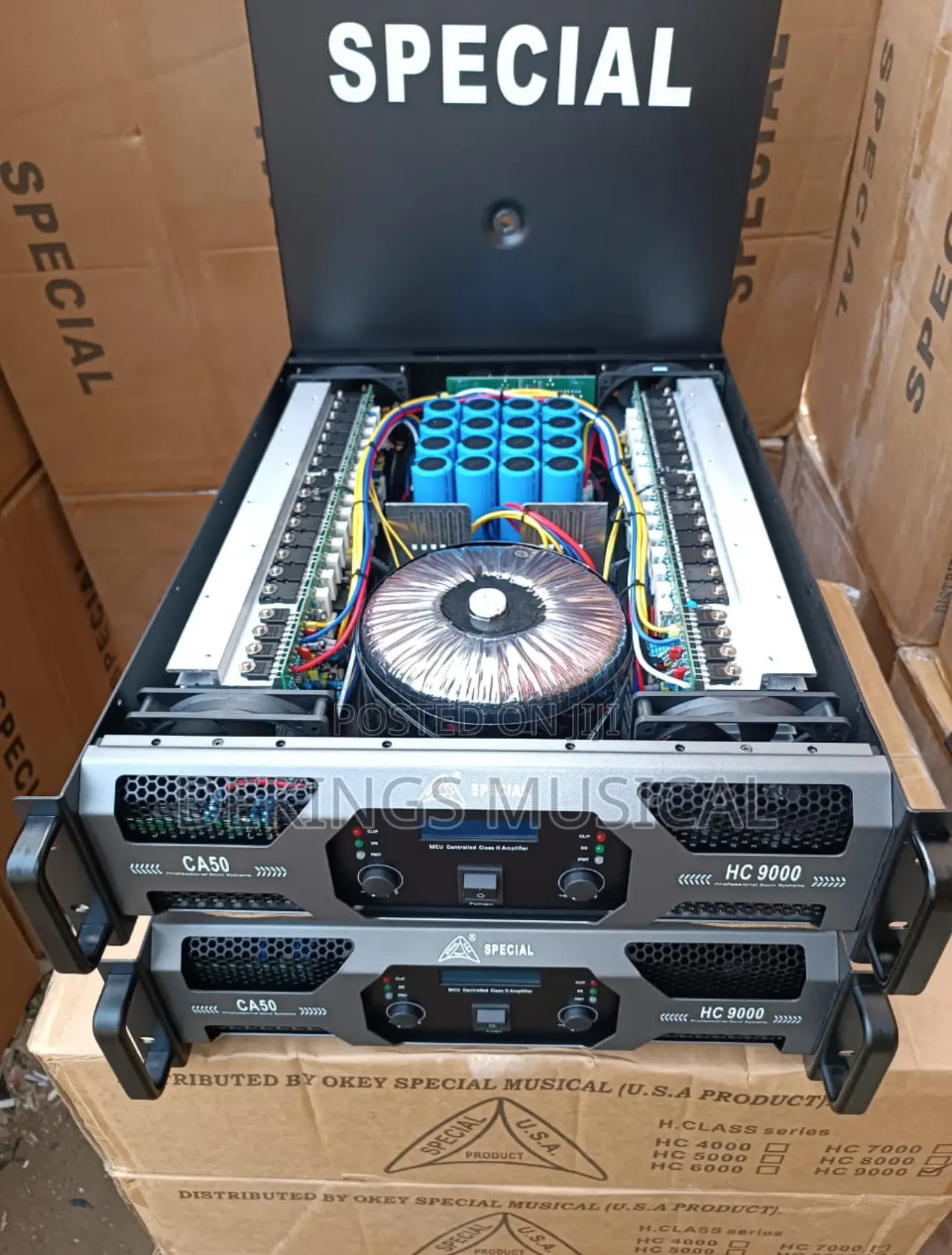 Special Hc-9000 Watts Heavy Duty Powered Amplifier Ca-30