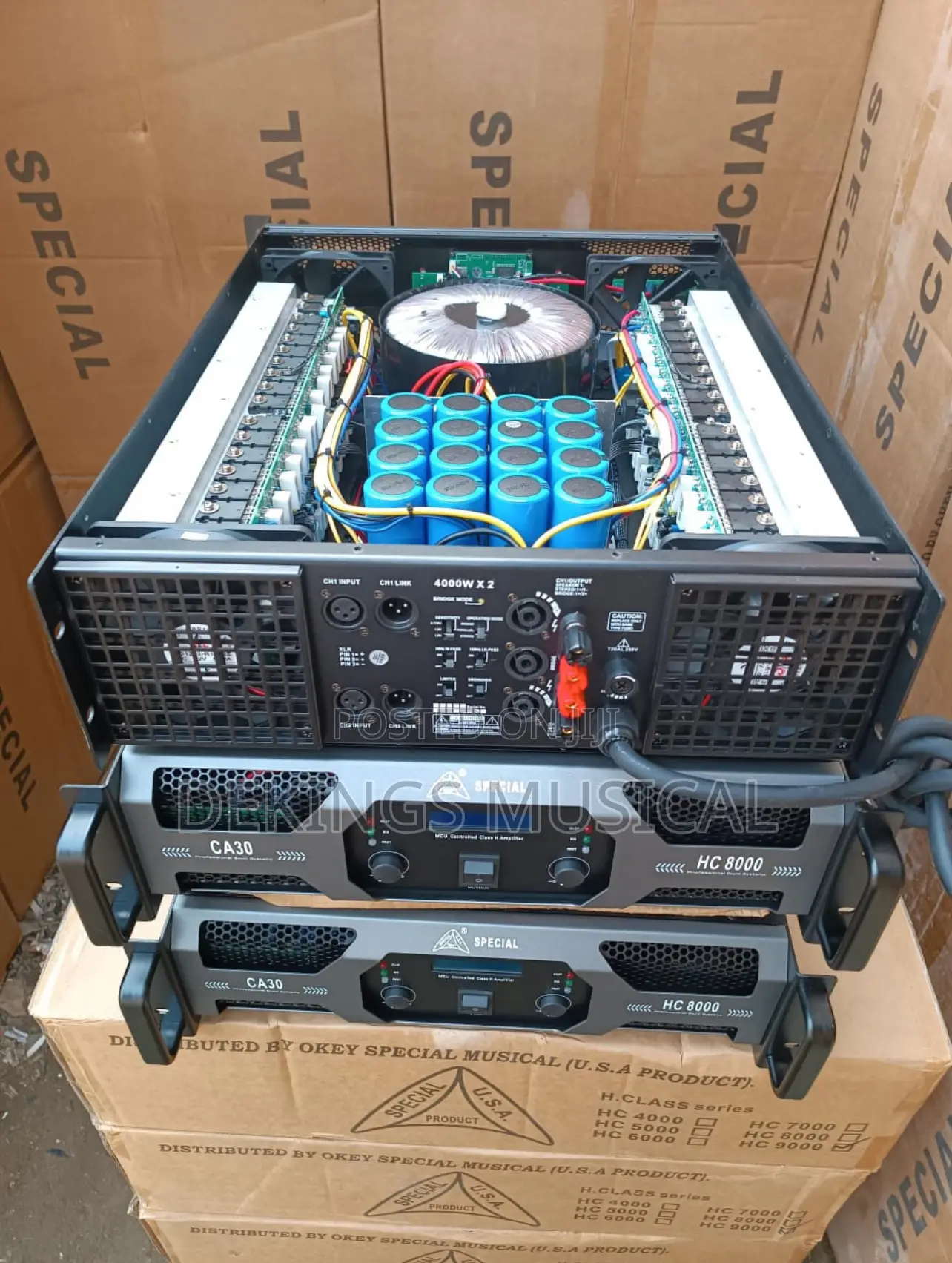 Special Hc-9000 Watts Heavy Duty Powered Amplifier Ca-30