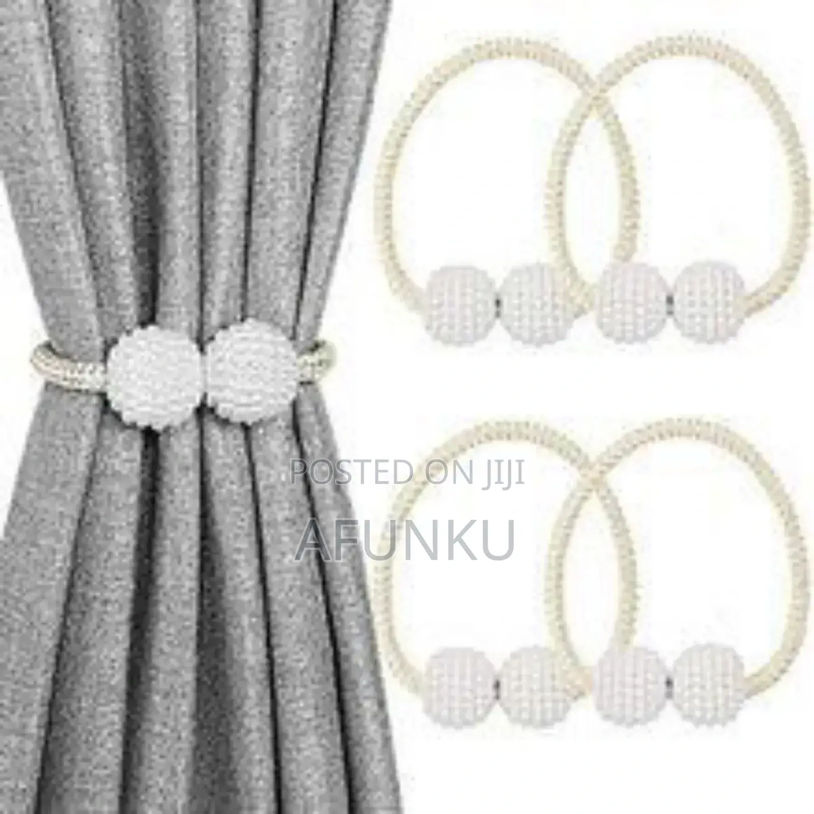 Curtain Holders Hook Hanging Ball Magnetic