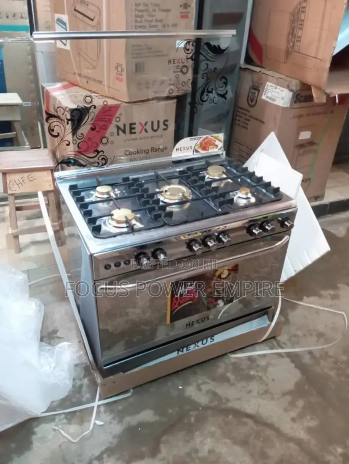 Original Nexus Five Burner Gas Cooker Can With Only Gas
