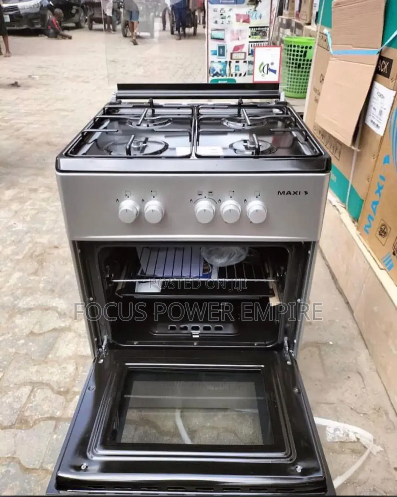 Original Maxi 4burner Gas Cooker Can With Only Gas Cooker