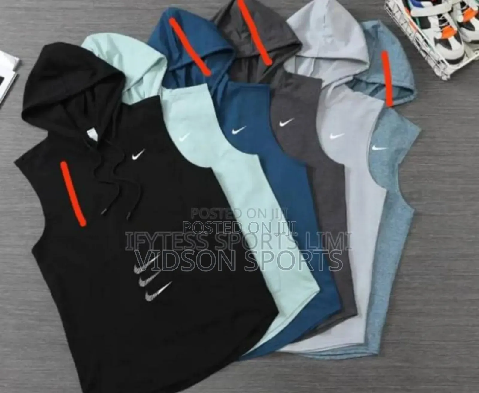 Active Sleeveless Gym Hoodie