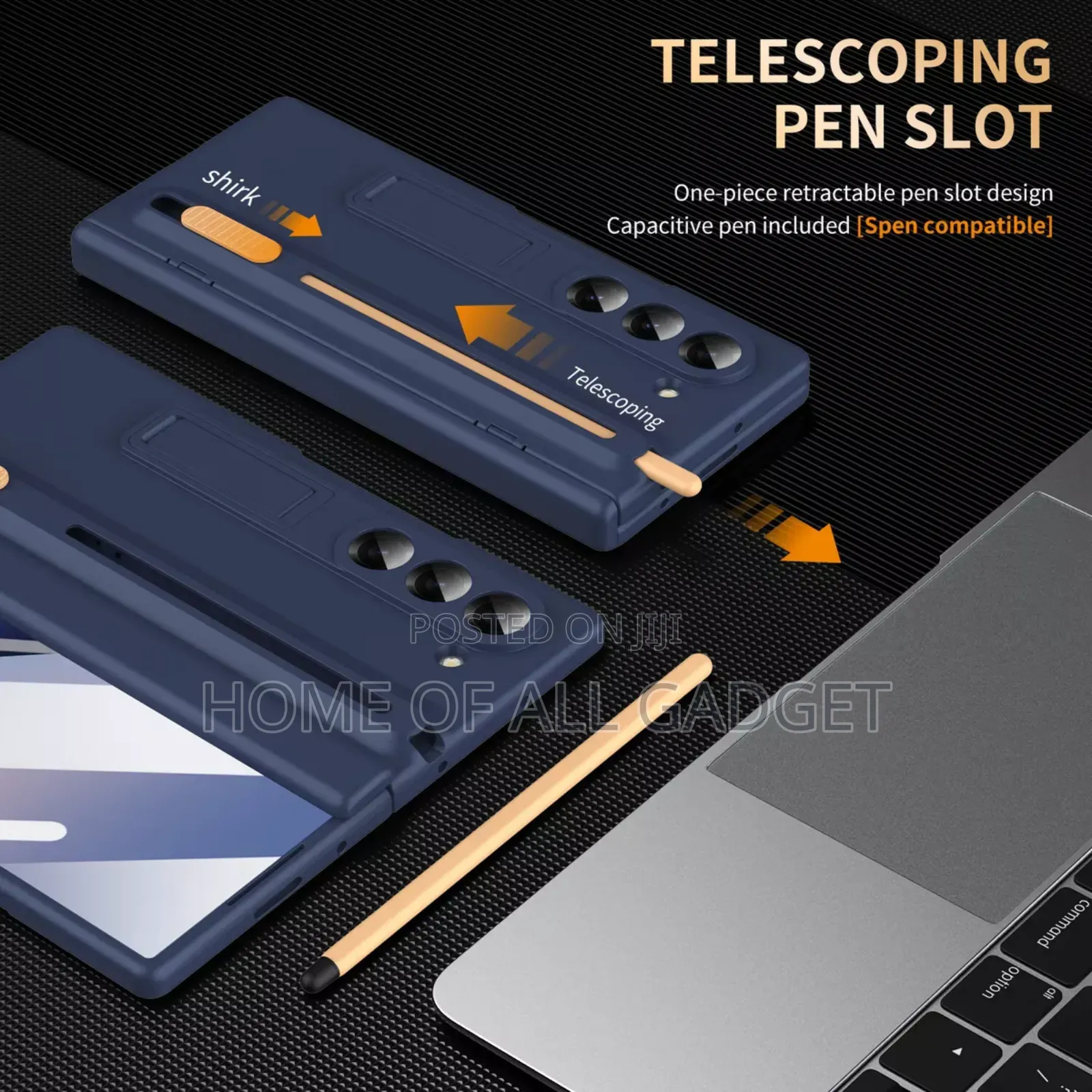 Samsung Galaxy Z Fold 6/5/4 Screen Protector Case W/ S Pen