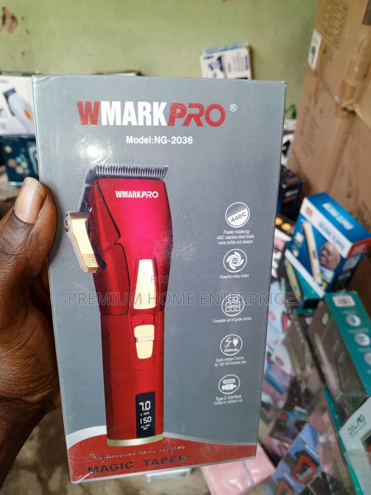 Wmarkpro Rechargeable Hair Clipper Ng-2036