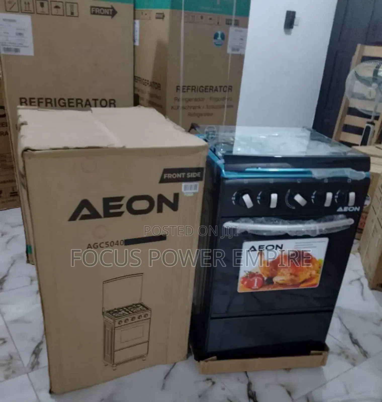 Original Aeon 4burner Gas Cooker 3gas With One Electric