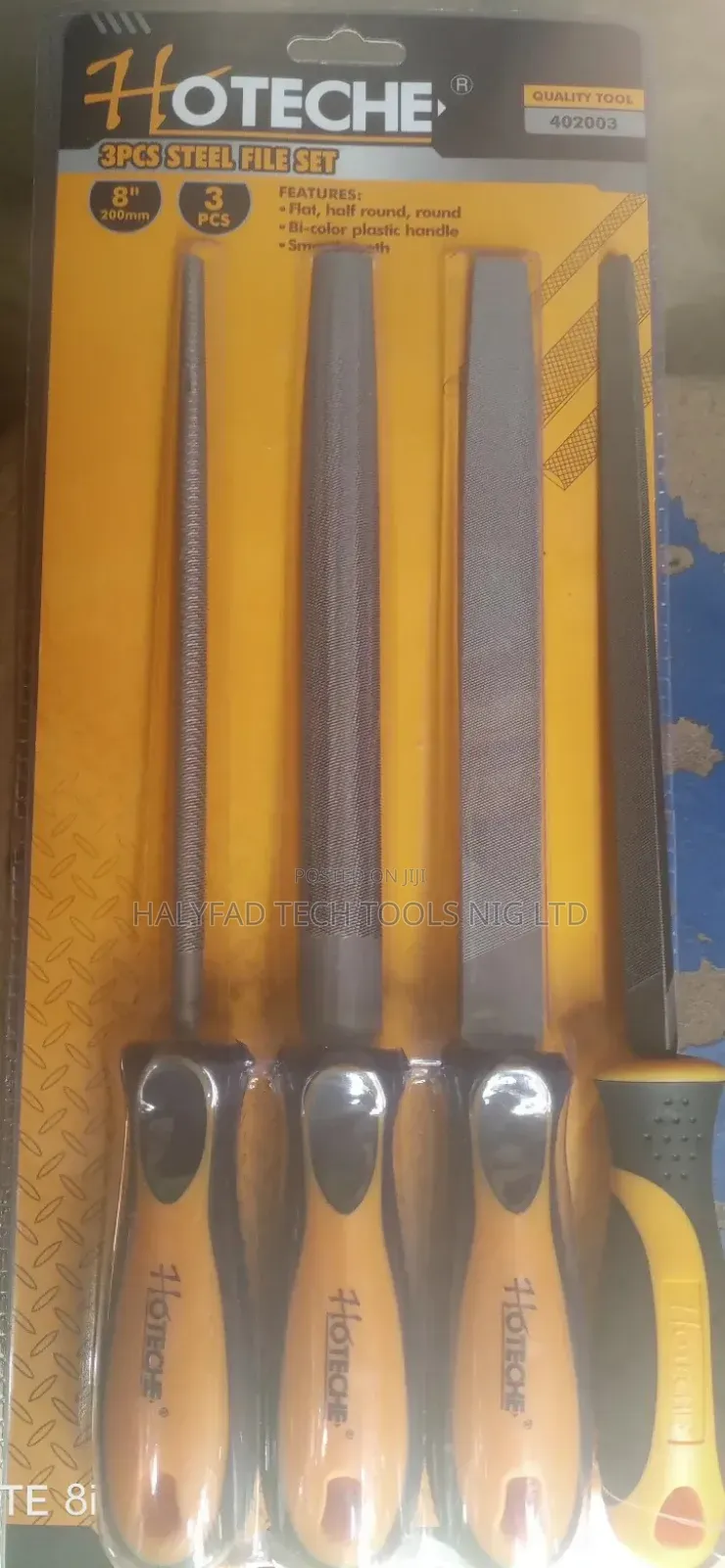 4 PCS Steel File Set