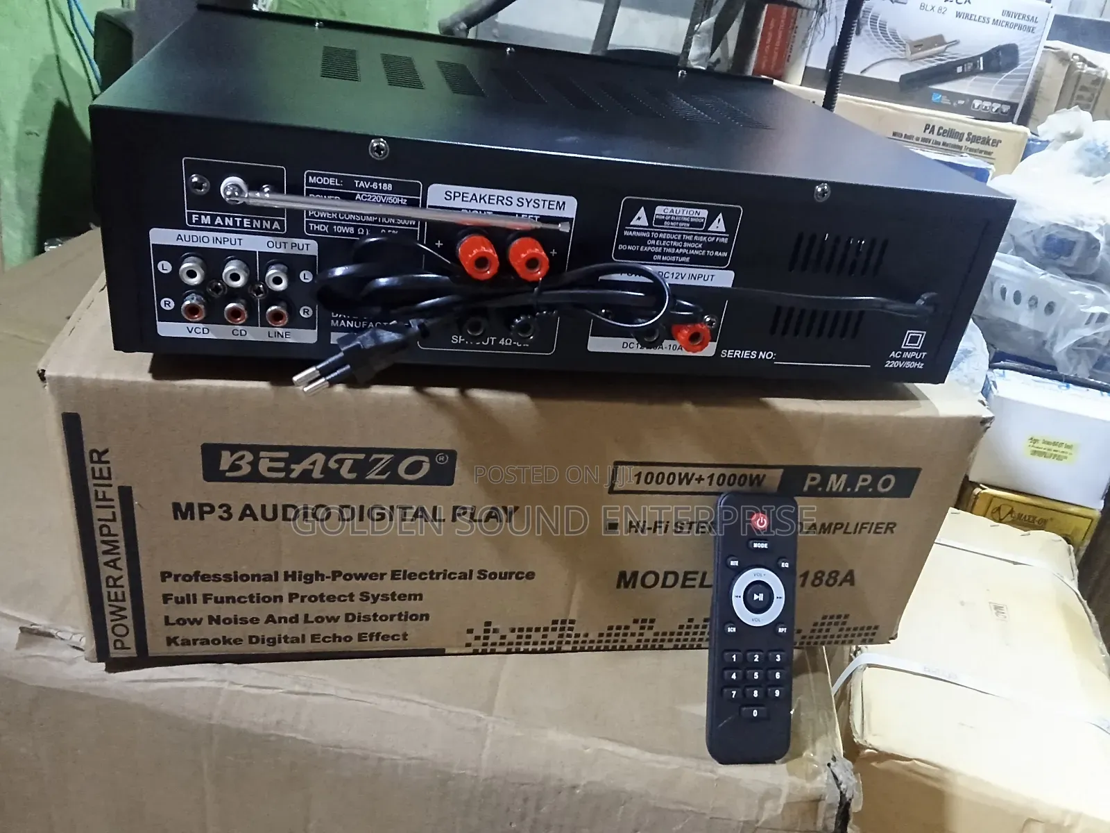 Professional Beatzo Amplifier Model Tav 6188a