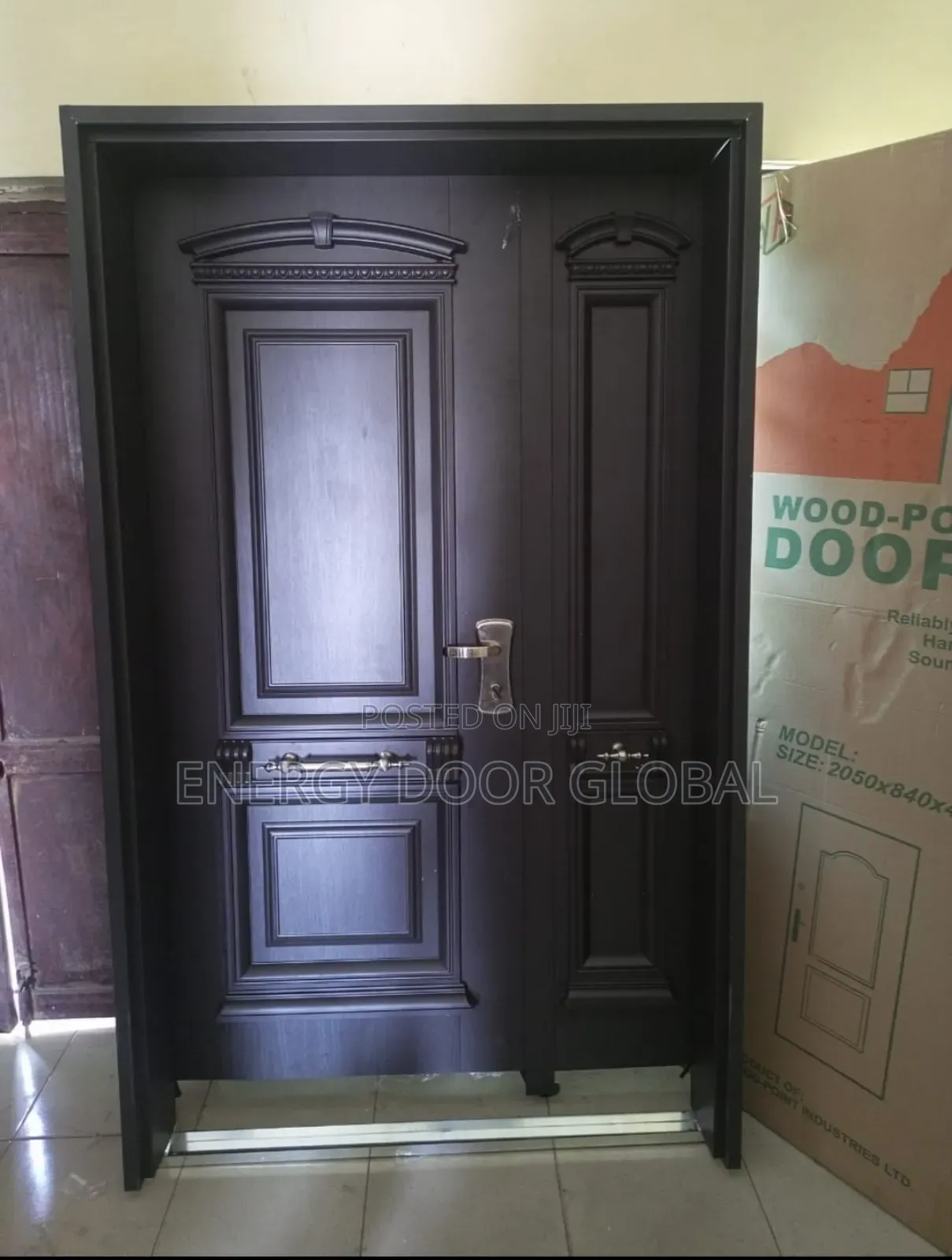 Rugged Gray Double Box 4ft Isreali Decorative Ulta Door