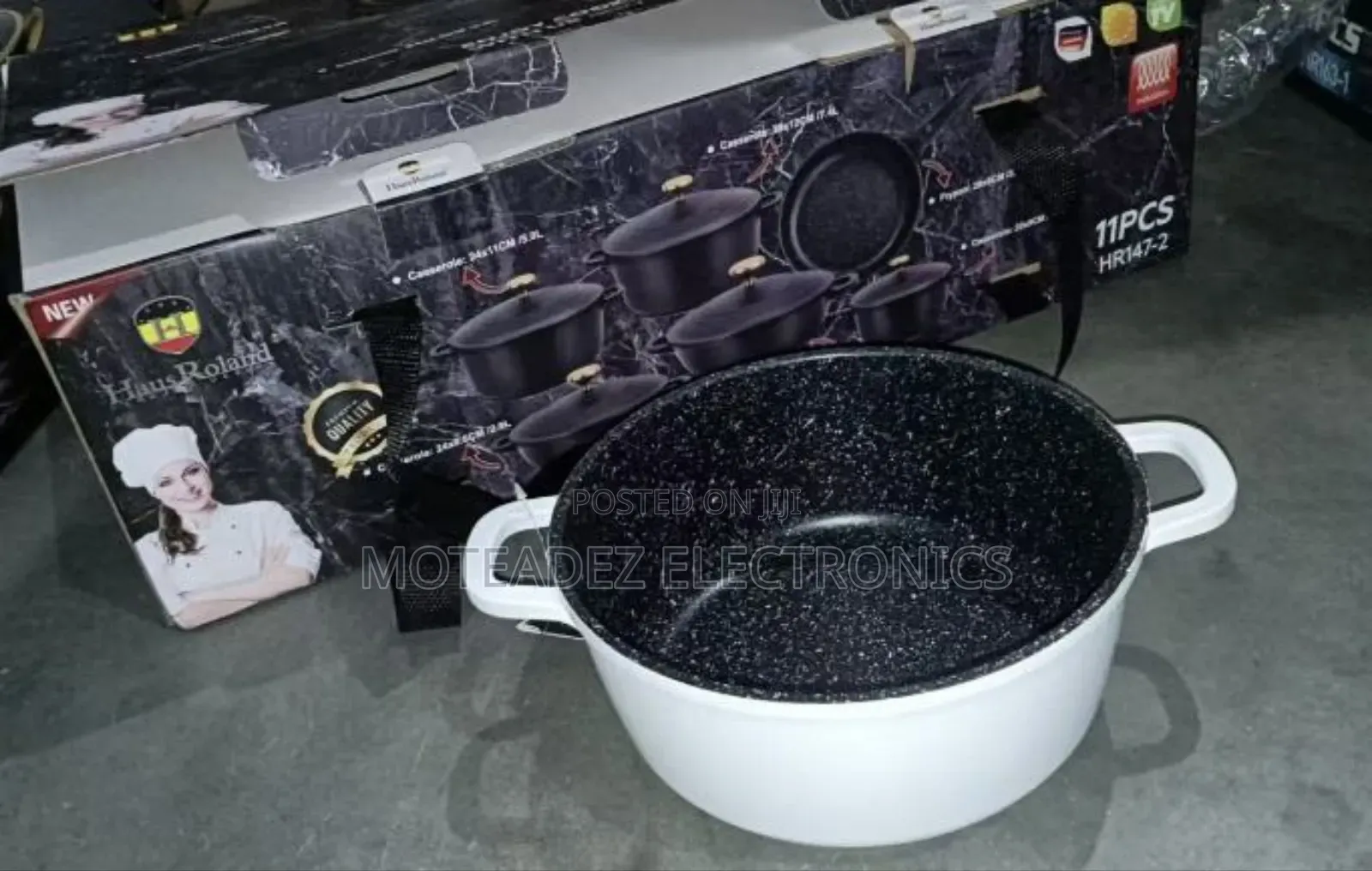 Haus Roland 11 PCS Die-Cast Non-Stick Aluminium Cookware Set
