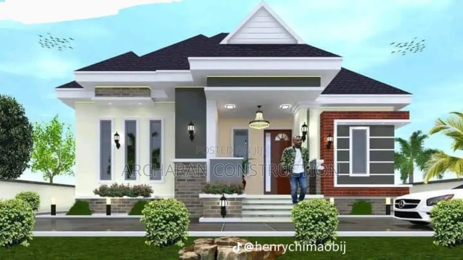 4 Bedroom Bungalow in Ikorodu Design by Archaran Construct.