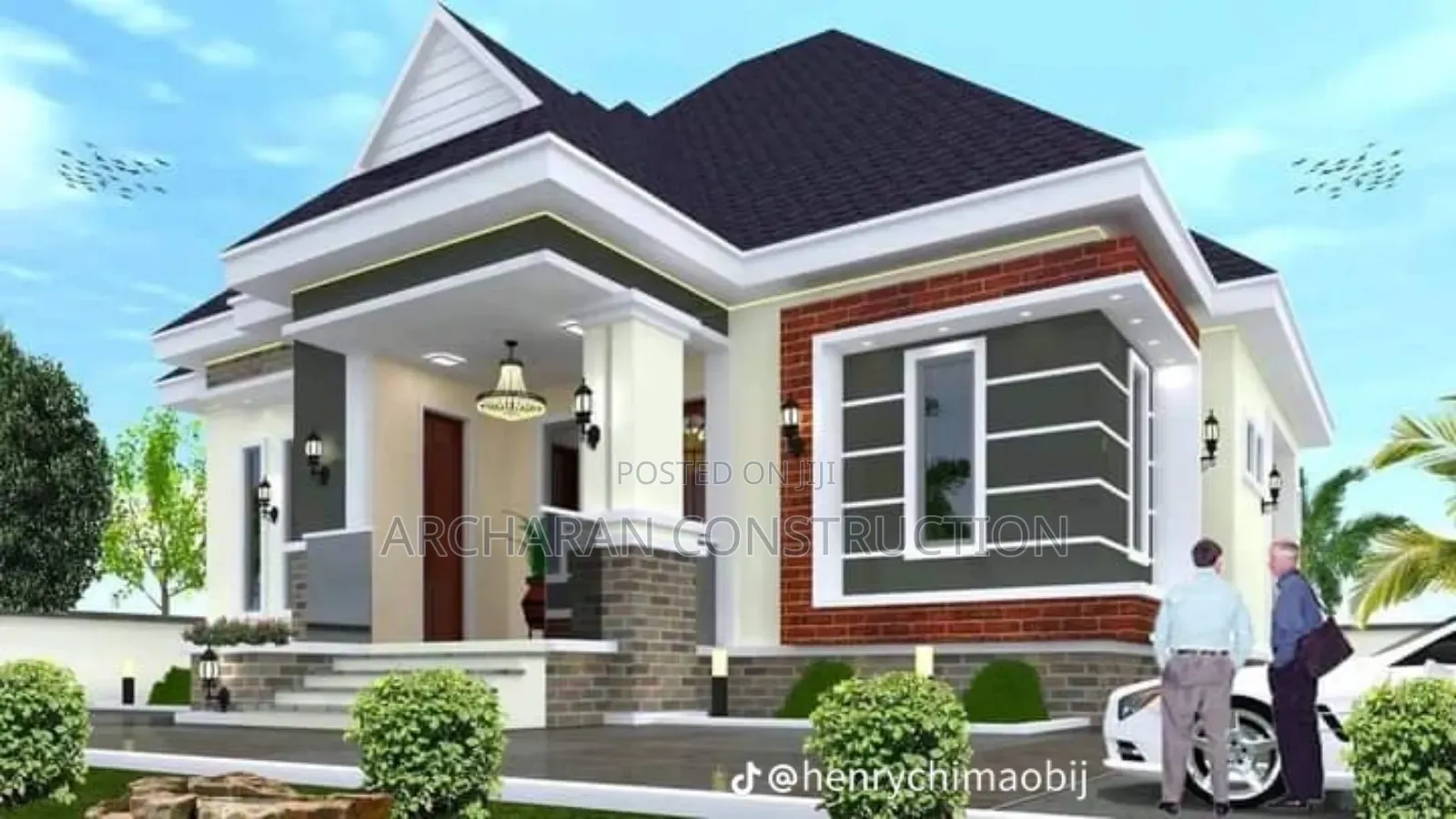 4 Bedroom Bungalow in Ikorodu Design by Archaran Construct.