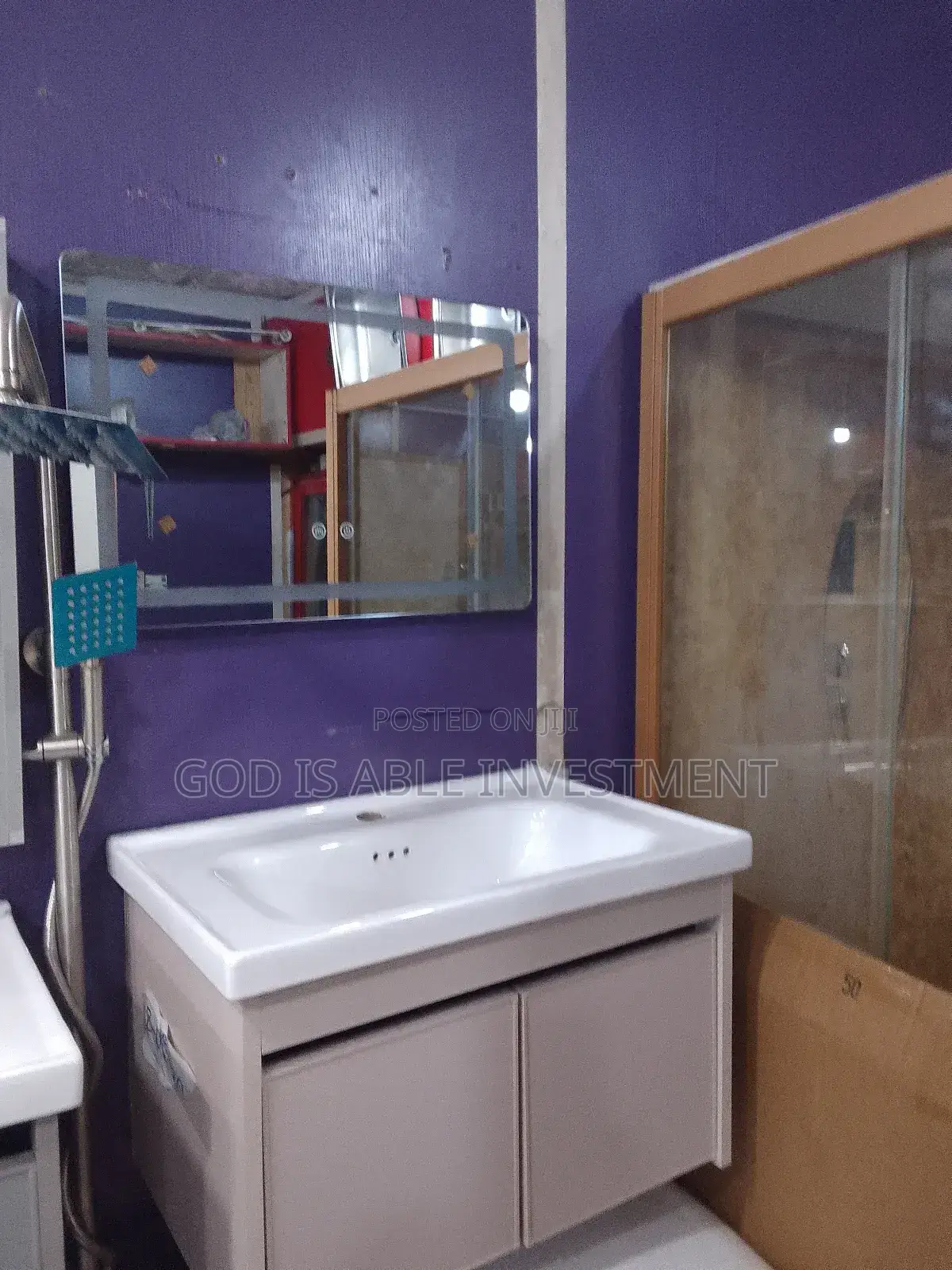 England Cabinet Basin With Sensor Mirror