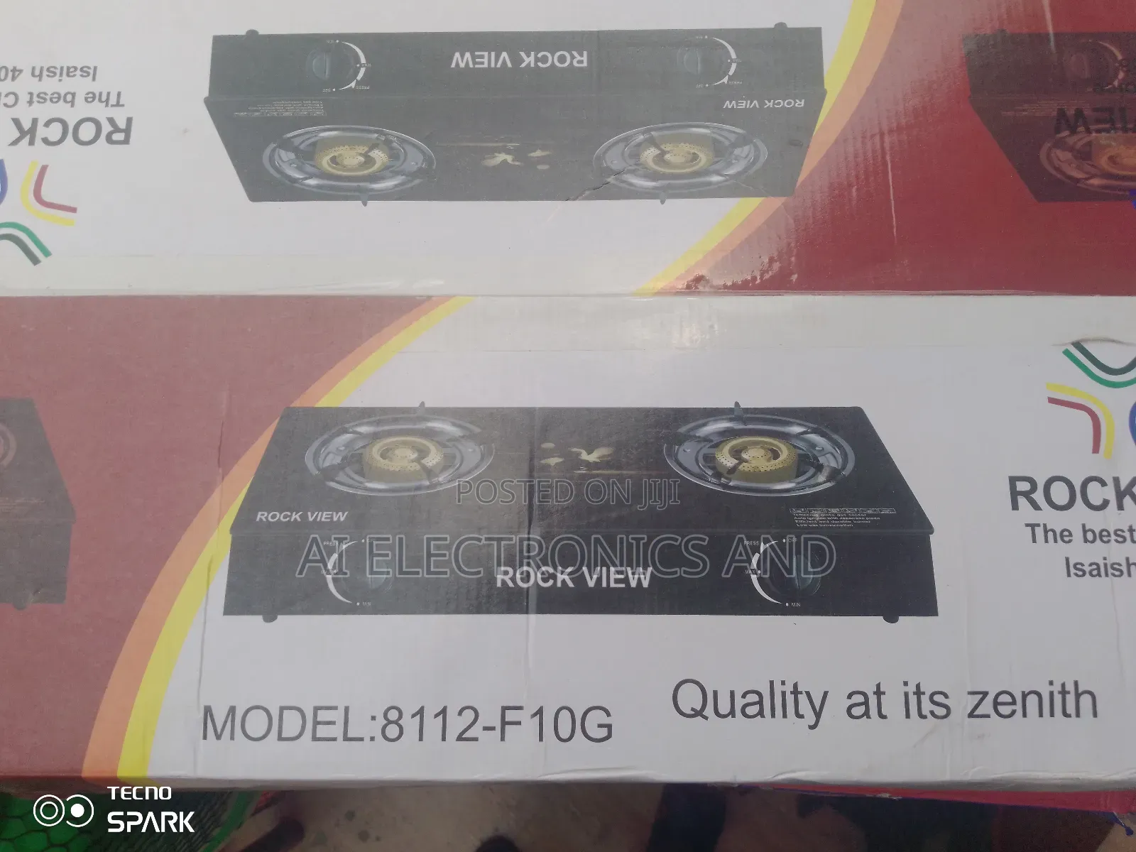 Rock View Gas Cooker 2 Burner Table Top.