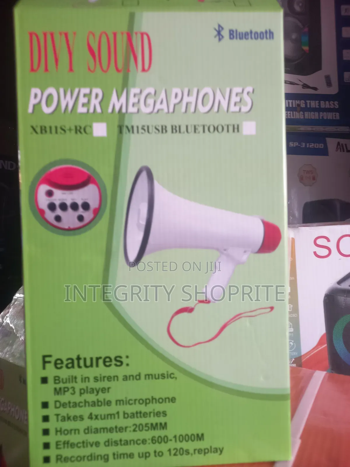 Divy Sound
Powered Megaphones
Hand Grip Type Bluetooth